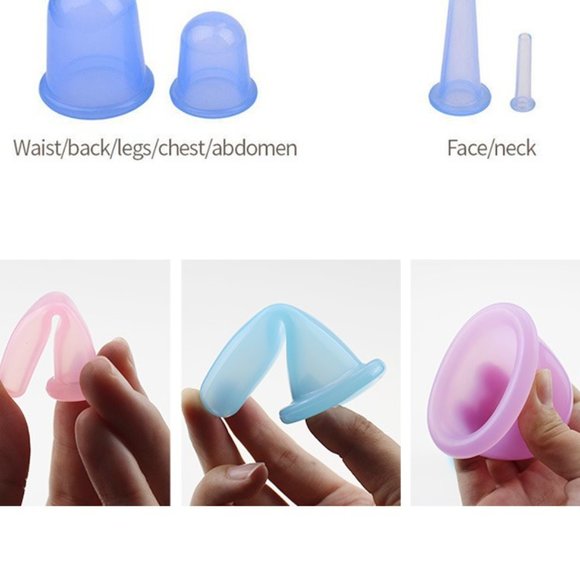 Anti Cellulite Massager Cupping Therapy Massage Sets Silicone Vacuum Suction Cup - Picture 9 of 15